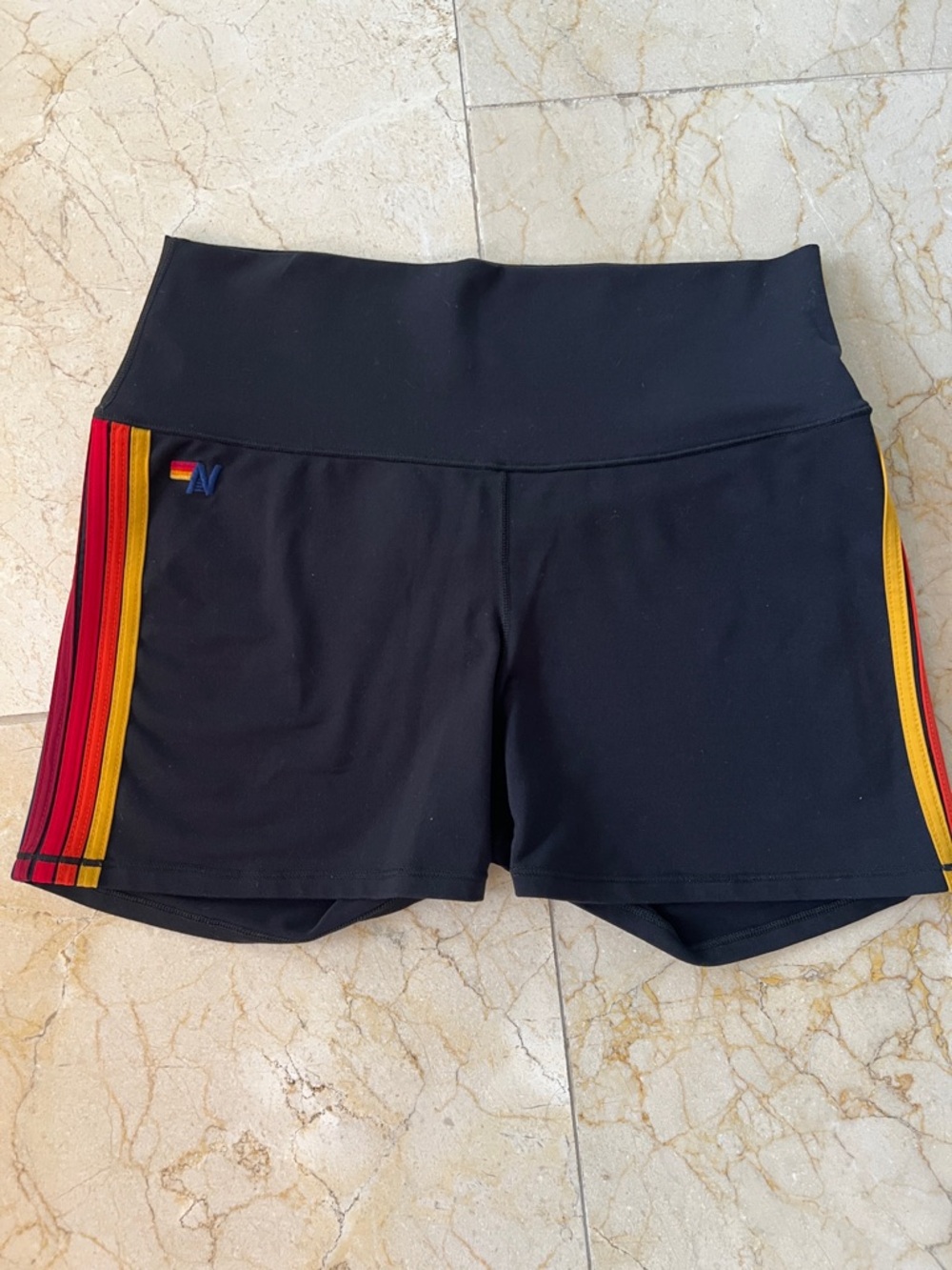 Aviator Nation biker shorts, unlined size Large, fits like a medium